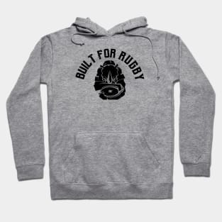 Built for Rugby Rhino Mascot Hoodie